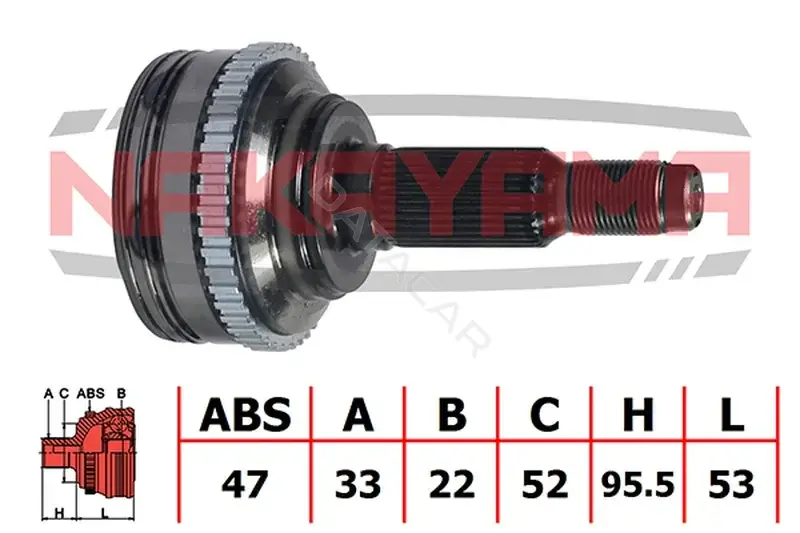Шрус NAKAYAMA NJ156NY