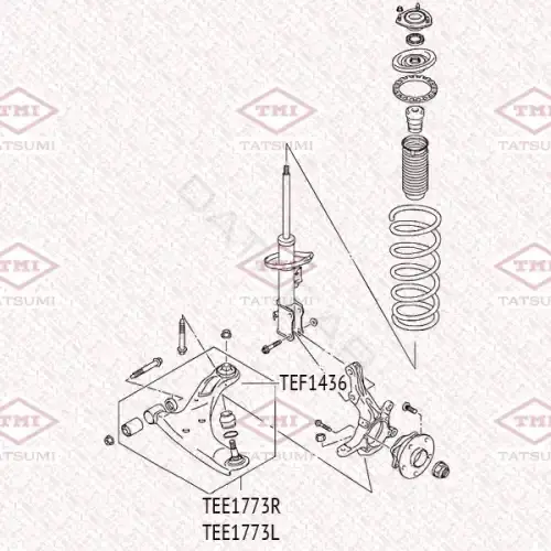 Рычаги TATSUMI TEE1773L