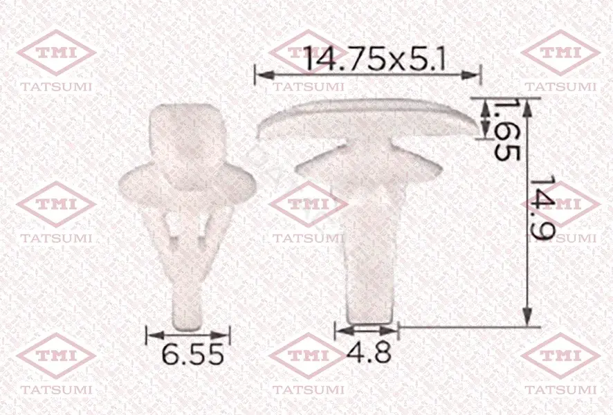 Клипсы, фиксаторы, зажимы TATSUMI TJB1020