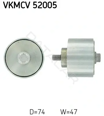 Натяжной ролик ГРМ SKF VKMCV52005