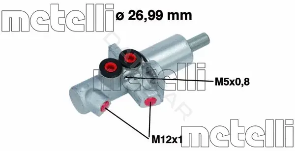 Главный тормозной цилиндр METELLI 05-0733