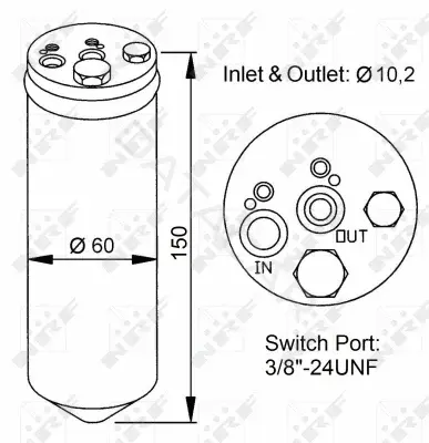 Осушитель кондиционера NRF 33137