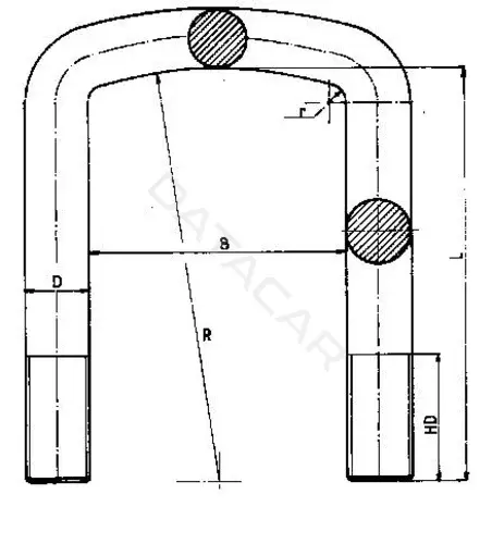 Стремянка рессоры WEWELER B020M20A035