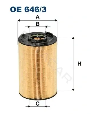 Масляный фильтр FILTRON OE646/3