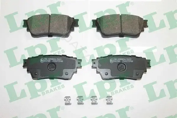 Тормозные колодки LPR/AP/RAL 05P2180