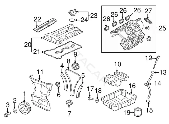 Болт подвески MITSUBISHI 1101A022