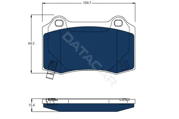 Тормозные колодки TRW GDB4171BTE