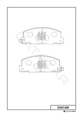 Тормозные колодки MK Kashiyama D4014M