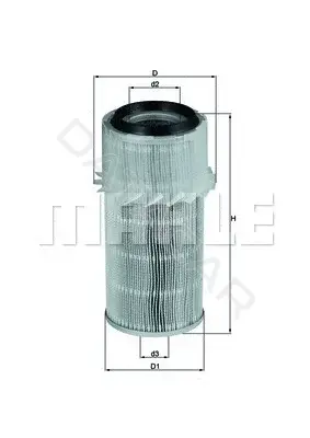 Воздушный фильтр KNECHT/MAHLE LX682