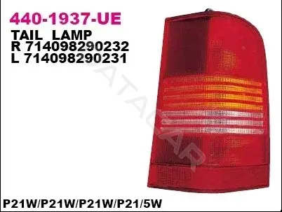 Задние фонари DEPO 440-1937L-UE