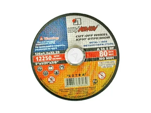 Круги отрезные и зачистные LUGAABRASIV 4603347347188