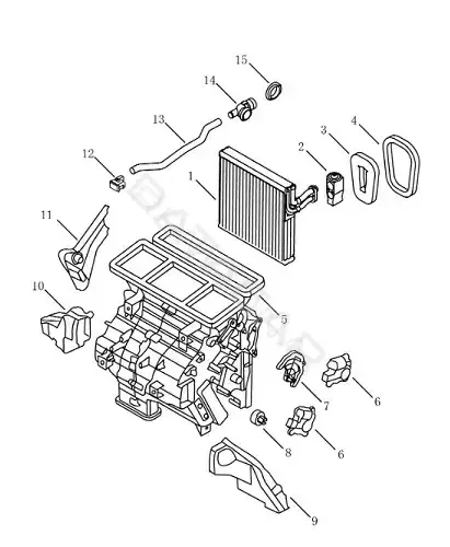Радиатор кондиционера GEELY 8020025200