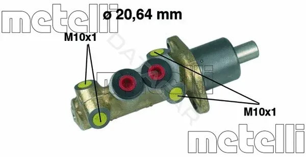 Главный тормозной цилиндр METELLI 05-0059