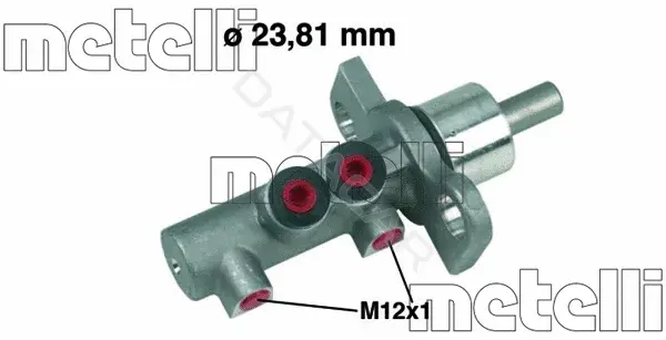 Главный тормозной цилиндр METELLI 05-0260