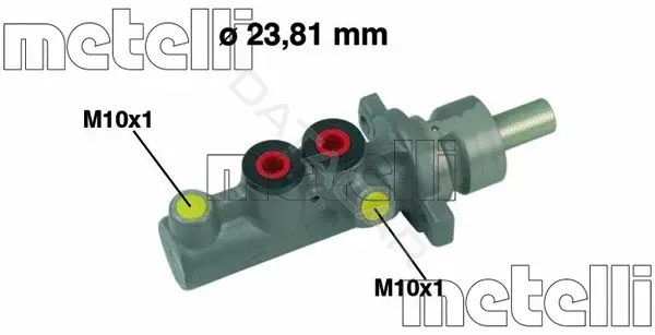 Главный тормозной цилиндр METELLI 05-0544