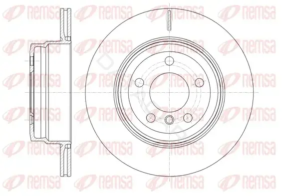 Тормозные диски REMSA 61287.10