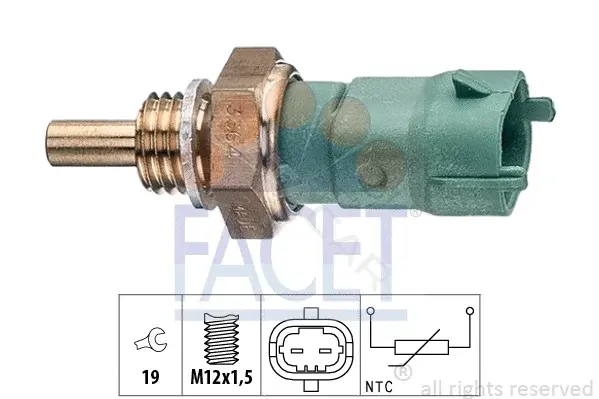 Датчик температуры топлива FACET 7.3364