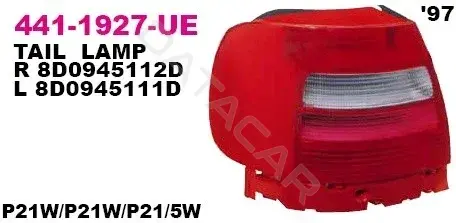 Задние фонари DEPO 441-1927L-UE