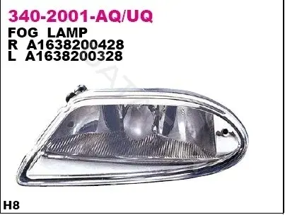 Противотуманные фары DEPO 340-2001R-UQ