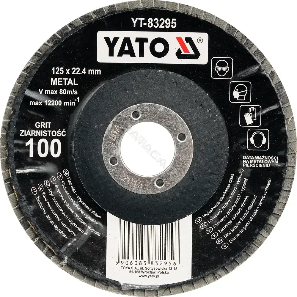 Круги шлифовальные YATO YT-83294