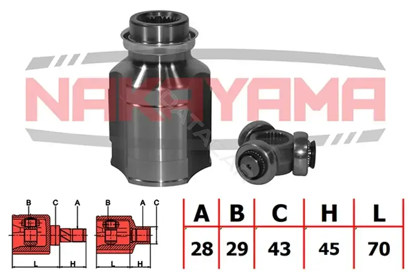 Шрус NAKAYAMA NJ7144NY