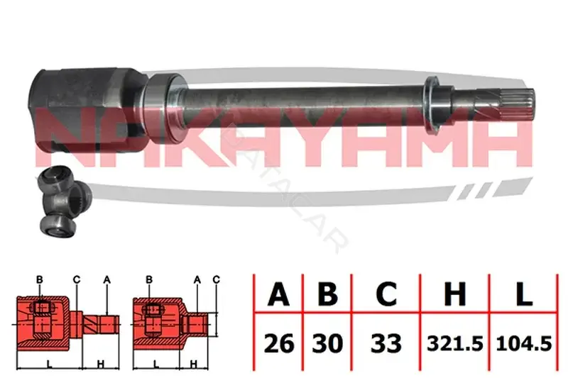 Шрус NAKAYAMA NJ7055NY