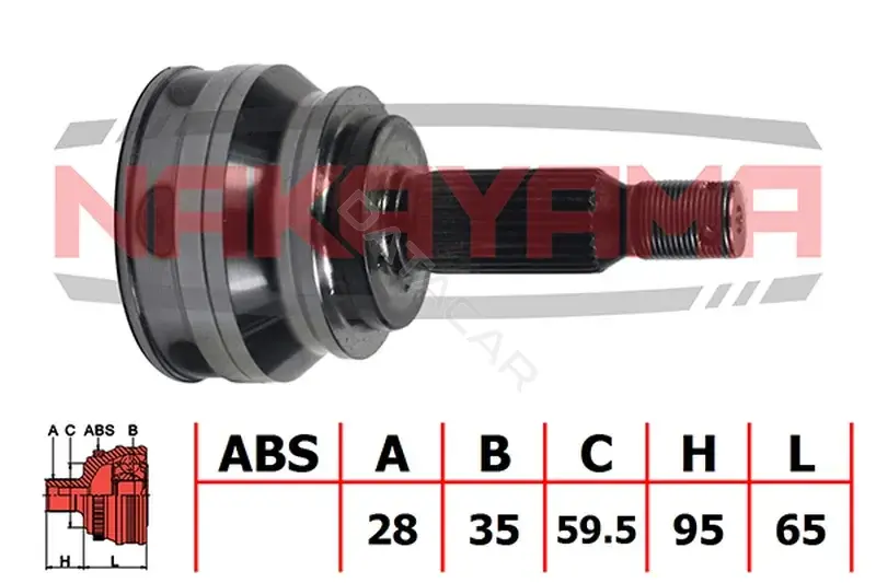 Шрус NAKAYAMA NJ455NY