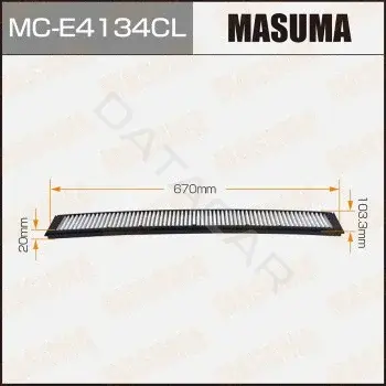 Фильтр салонный MASUMA MC-E4134CL