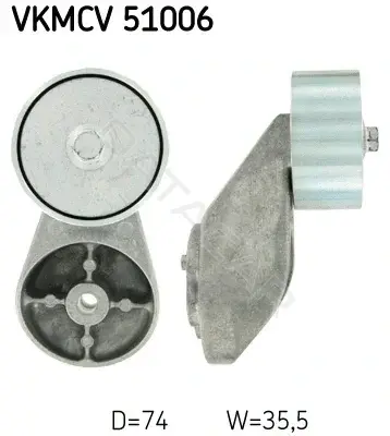 Ролик ремня генератора SKF VKMCV51006