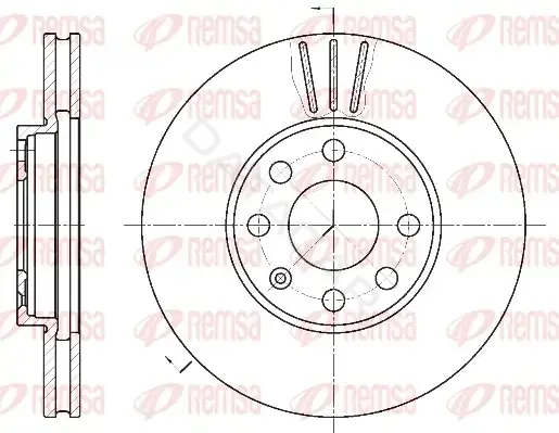 Тормозные диски REMSA 6572.10