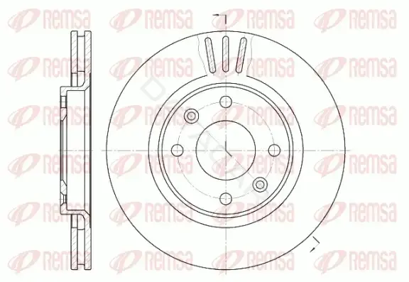 Тормозные диски REMSA 6603.10
