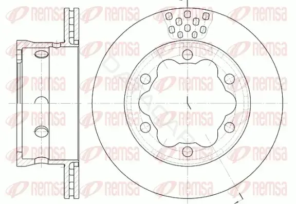 Тормозные диски REMSA 6623.10