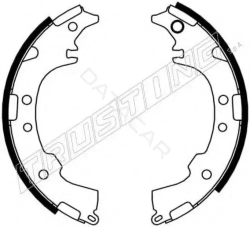 Барабанные колодки TRUSTING 115.304