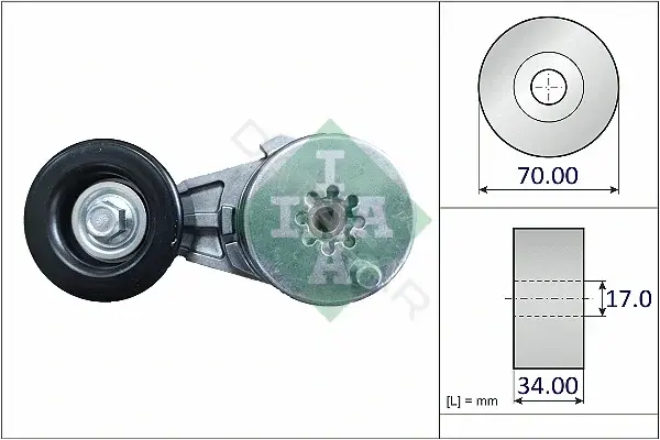Натяжитель ремня генератора INA 534078610