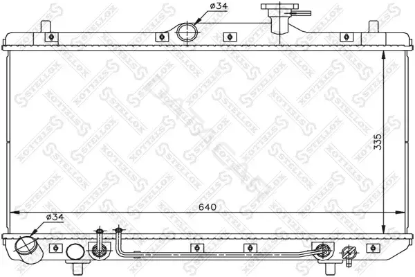 Радиатор охлаждения STELLOX 10-25162-SX