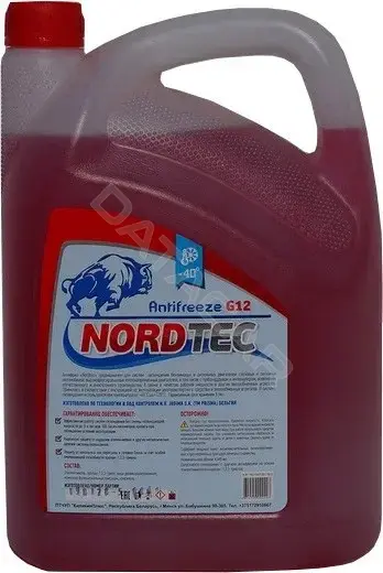 Антифриз NORDTEC NORDTECANTIFREEZE-40G12красный10кг