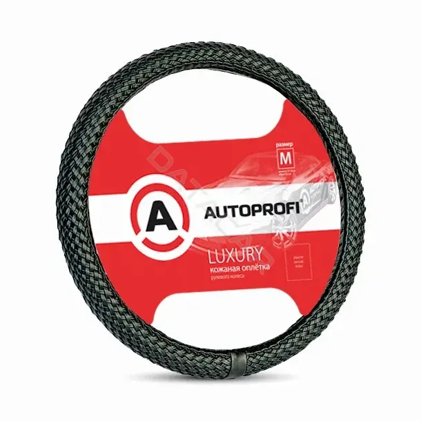 Оплетка на руль \ Чехол на руль AUTOPROFI AP-800BK(M)
