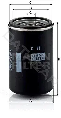 Воздушный фильтр MANN C811
