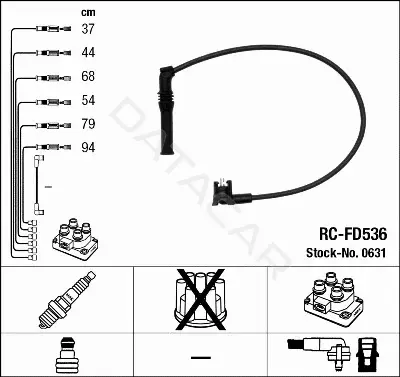 Высоковольтные провода NGK 0631