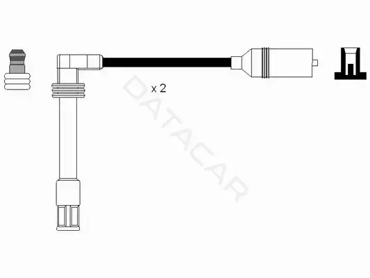 Высоковольтные провода NGK 2348