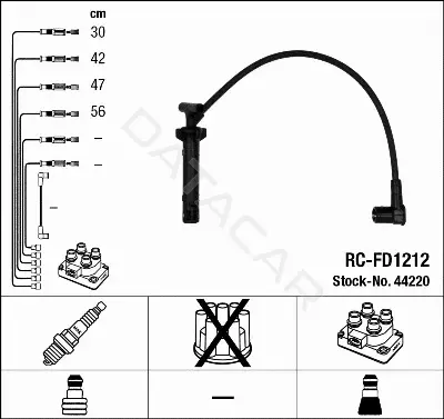 Высоковольтные провода NGK 44220