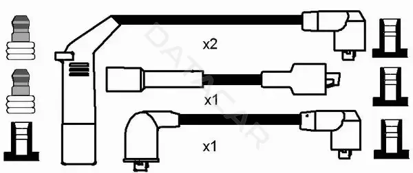 Высоковольтные провода NGK 7367
