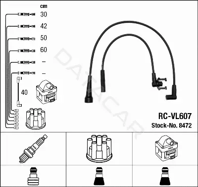 Высоковольтные провода NGK 8472