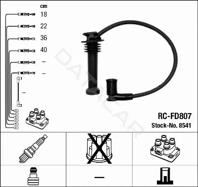 Высоковольтные провода NGK 8541