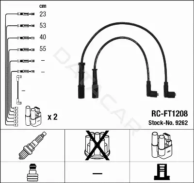 Высоковольтные провода NGK 9262