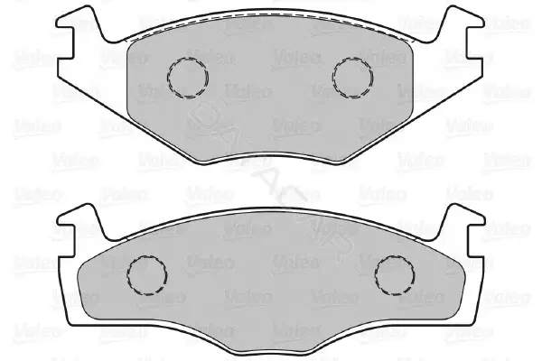 Тормозные колодки VALEO 301128