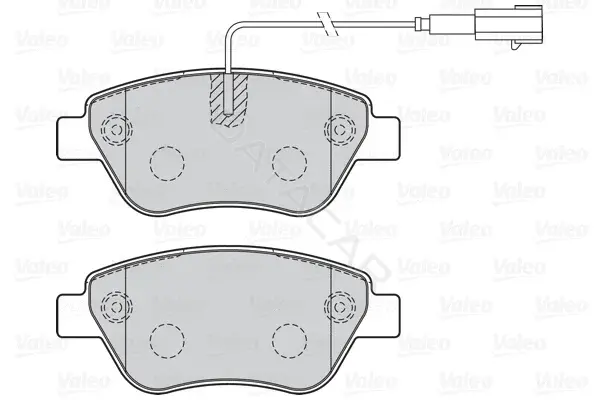 Тормозные колодки VALEO 301051