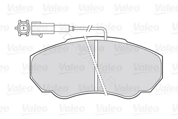 Тормозные колодки VALEO 301568