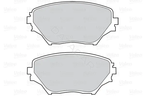 Тормозные колодки VALEO 302033