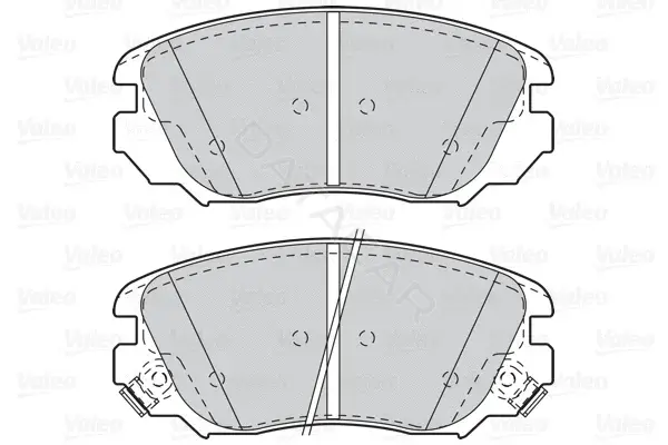 Тормозные колодки VALEO 302118